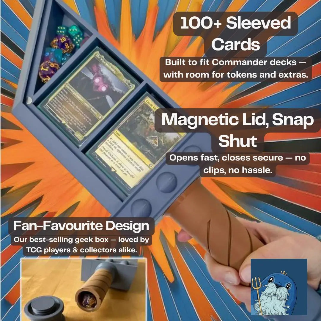 Final Fantasy-Inspired Buster Sword Deck Box – MTG Commander Storage Blubber Cove