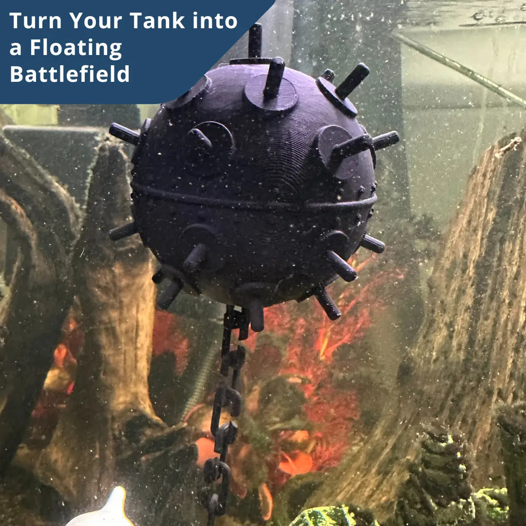 Floating Aquarium Mine / Ideal Accessory for any Fish Tank Blubber Cove