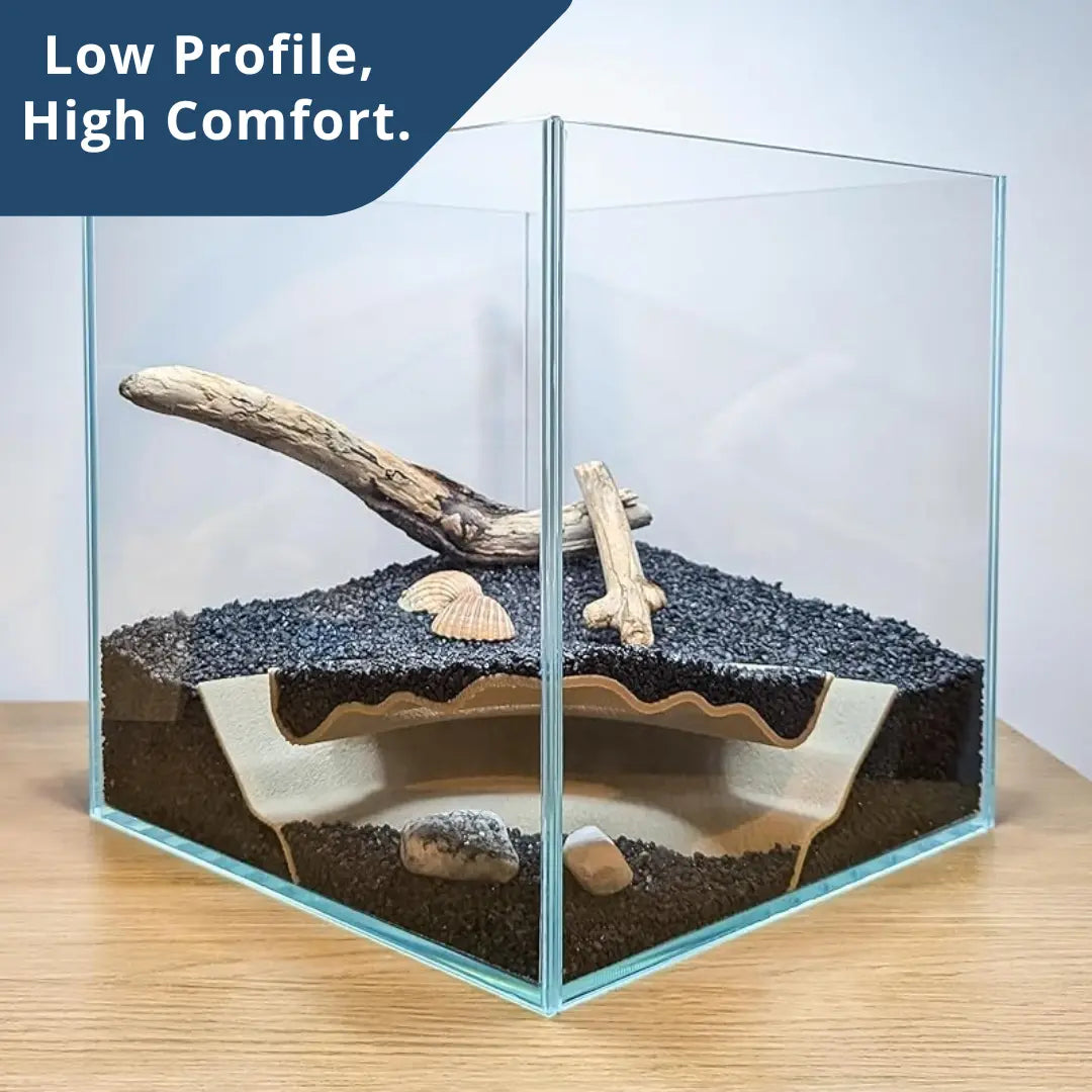 Corner Aquarium or Reptile Tunnel Cave – Underground Hideout Blubber Cove