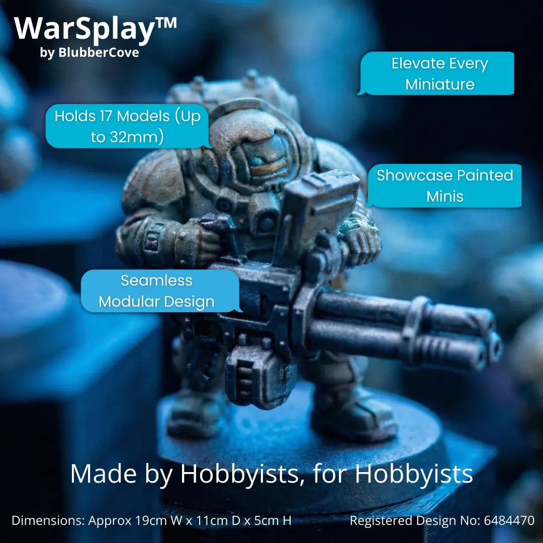 WarSplay™ Classic | Modular Miniature Display Stand for Standard Infantry WarSplay