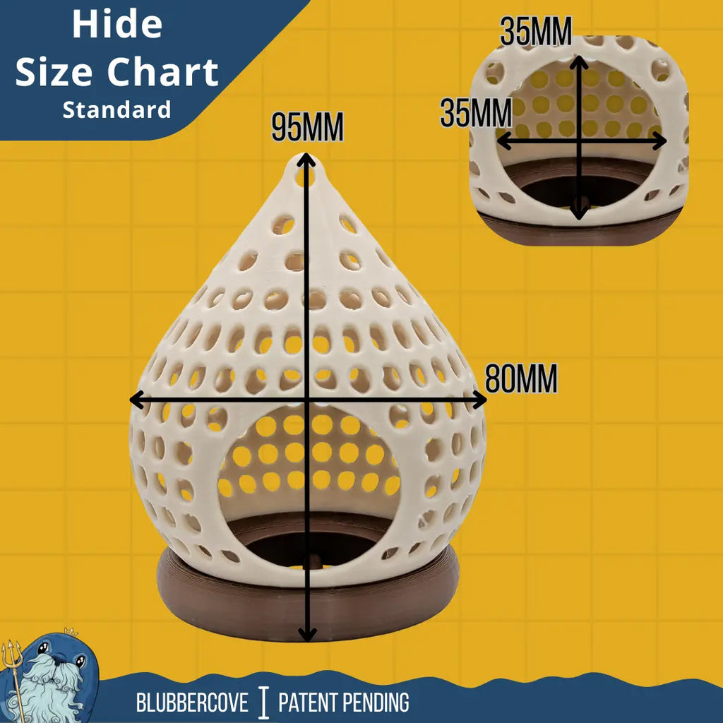 BettaPod Floating Aquarium Cave Log – Betta & Shrimp Hide | Natural Aquascape Decor (Fish Safe) Blubber Cove