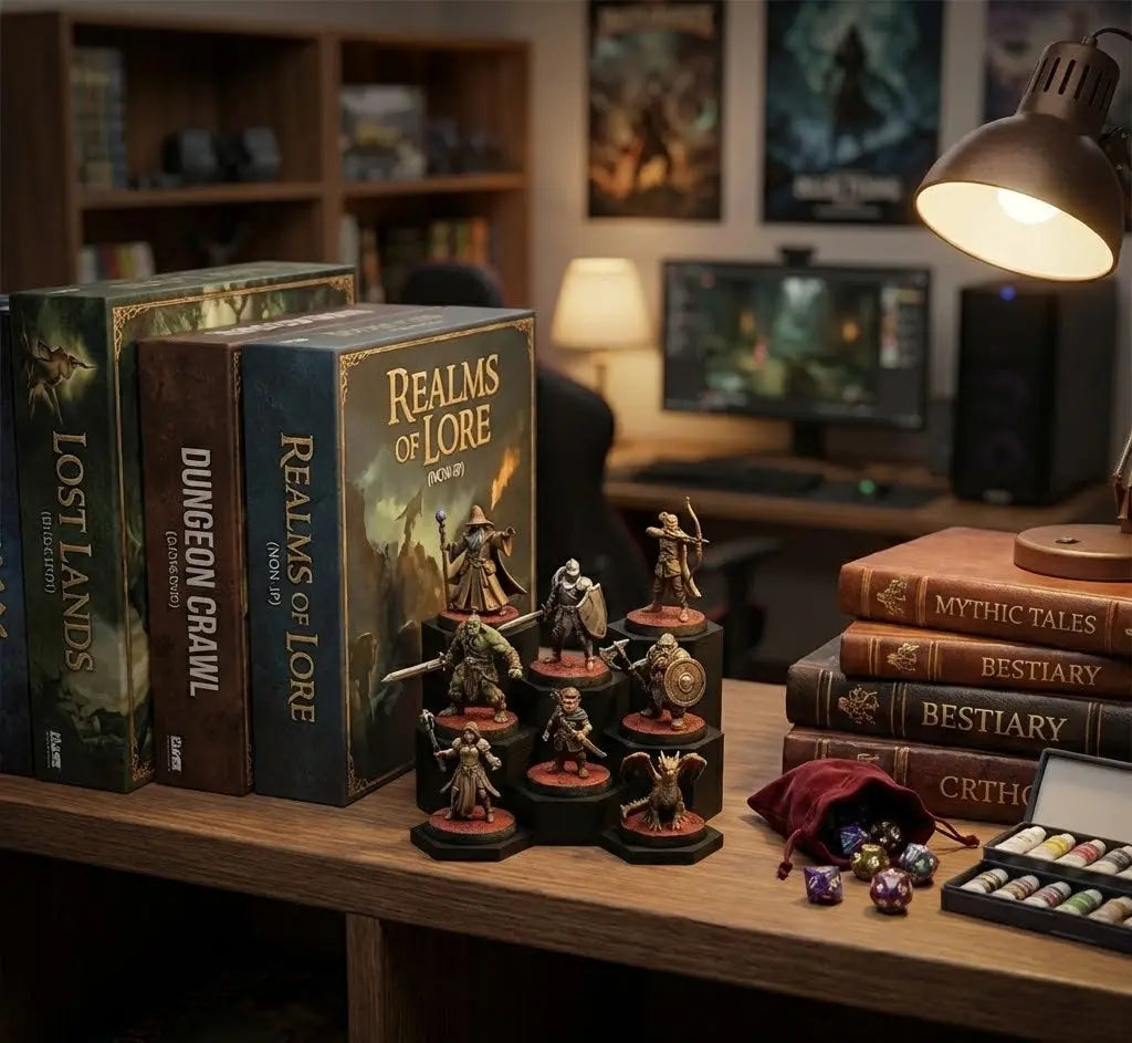 WarSplay™ Classic Mini | Modular Miniature Display Case for Wargaming & RPGs WarSplay