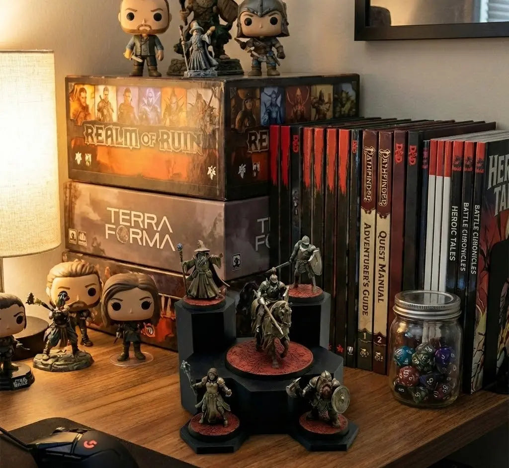 WarSplay™ Hero Mini | Modular Miniature Display Case for Wargaming & RPGs WarSplay