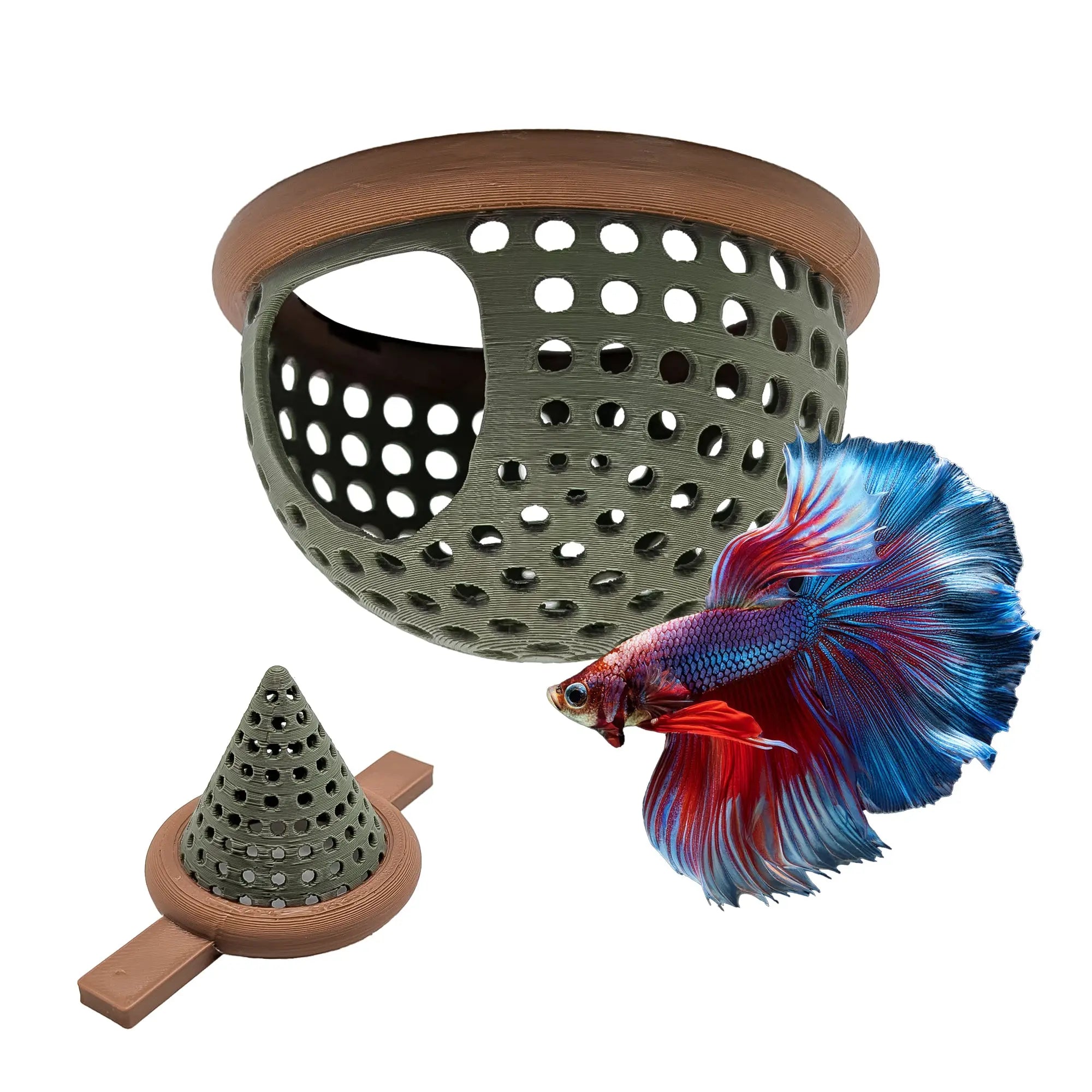 Blubber Cove branded premium floating log accessory.