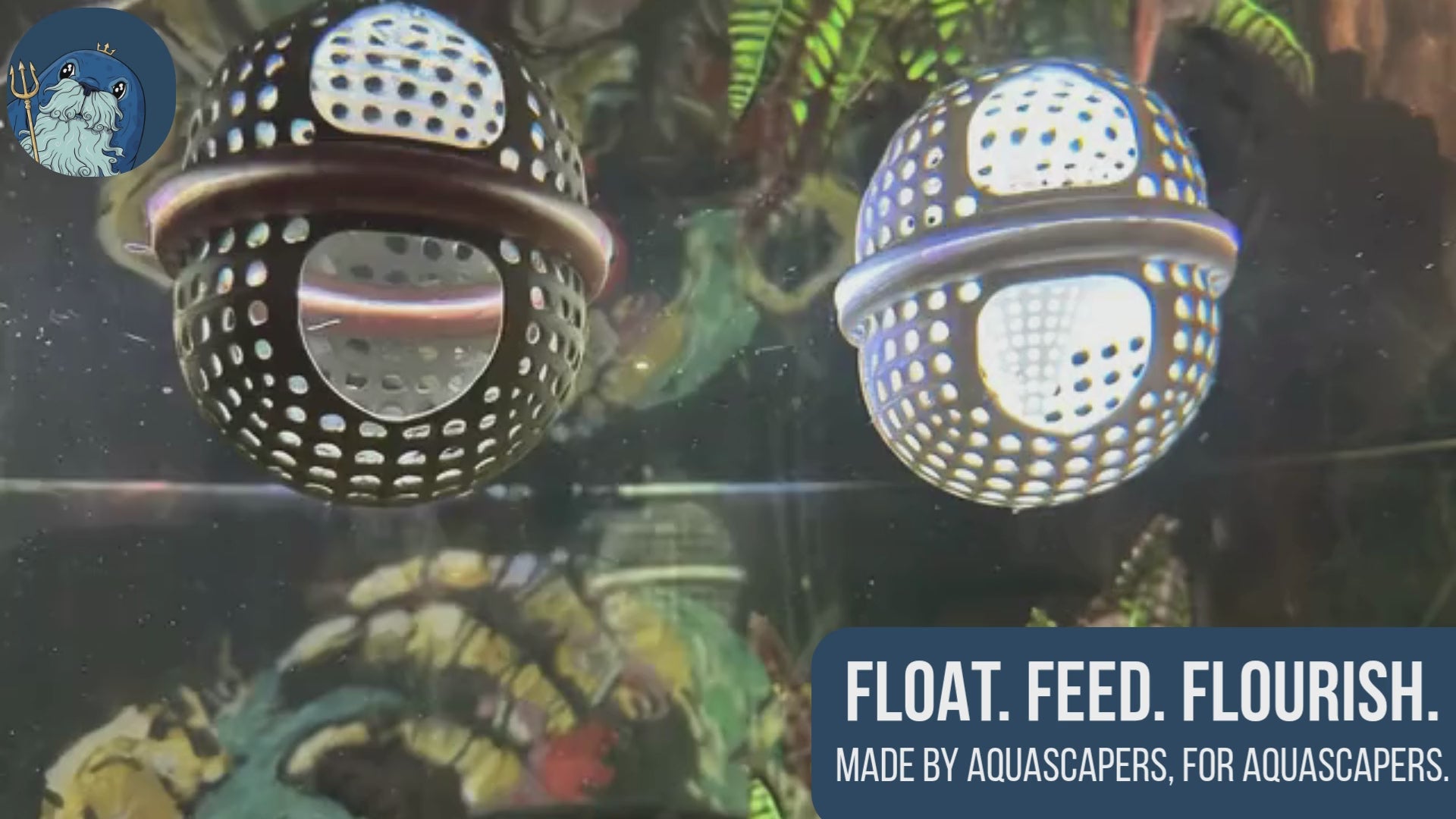 Natural looking resin log decoration for aquariums.