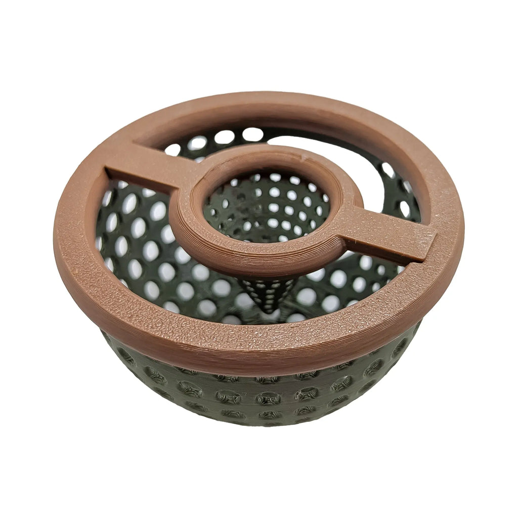 Detailed realistic bark texture on floating aquarium log.