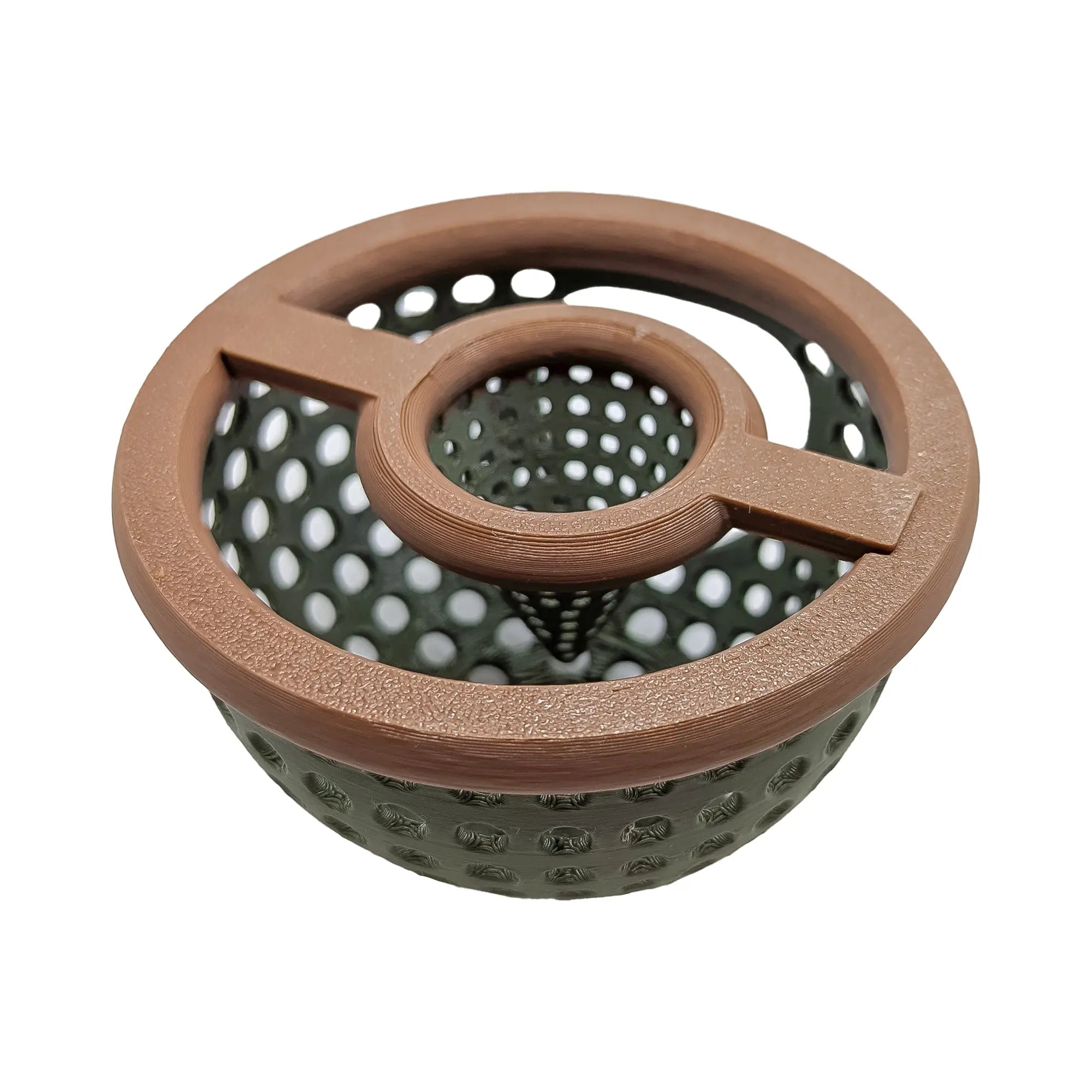 Detailed realistic bark texture on floating aquarium log.