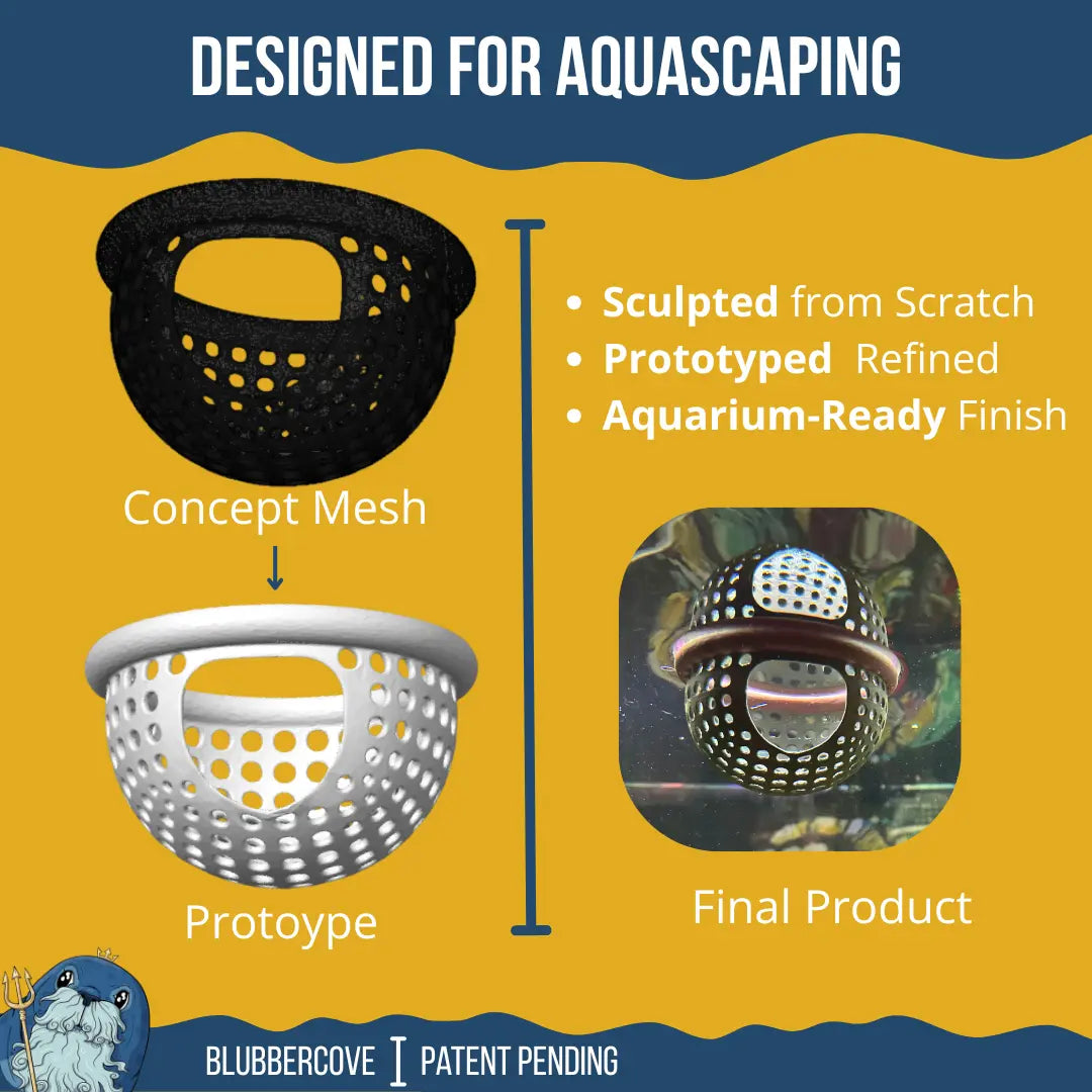 Aquarium safe resin floating log that will not rot.