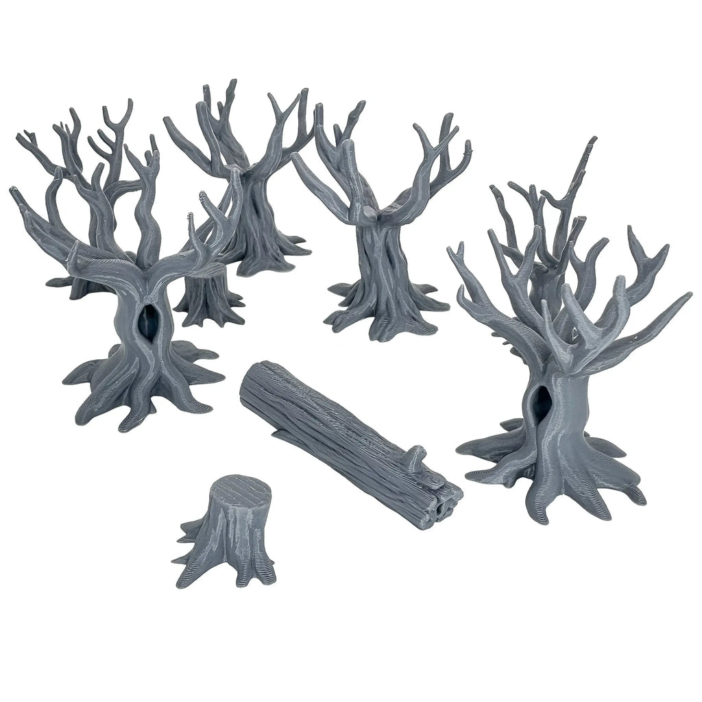28mm Scatter Terrain Trees for DND & Wargames | Fantasy RPG Tabletop Scenery Blubber Cove