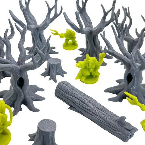 28mm Scatter Terrain Trees for DND & Wargames | Fantasy RPG Tabletop Scenery Blubber Cove