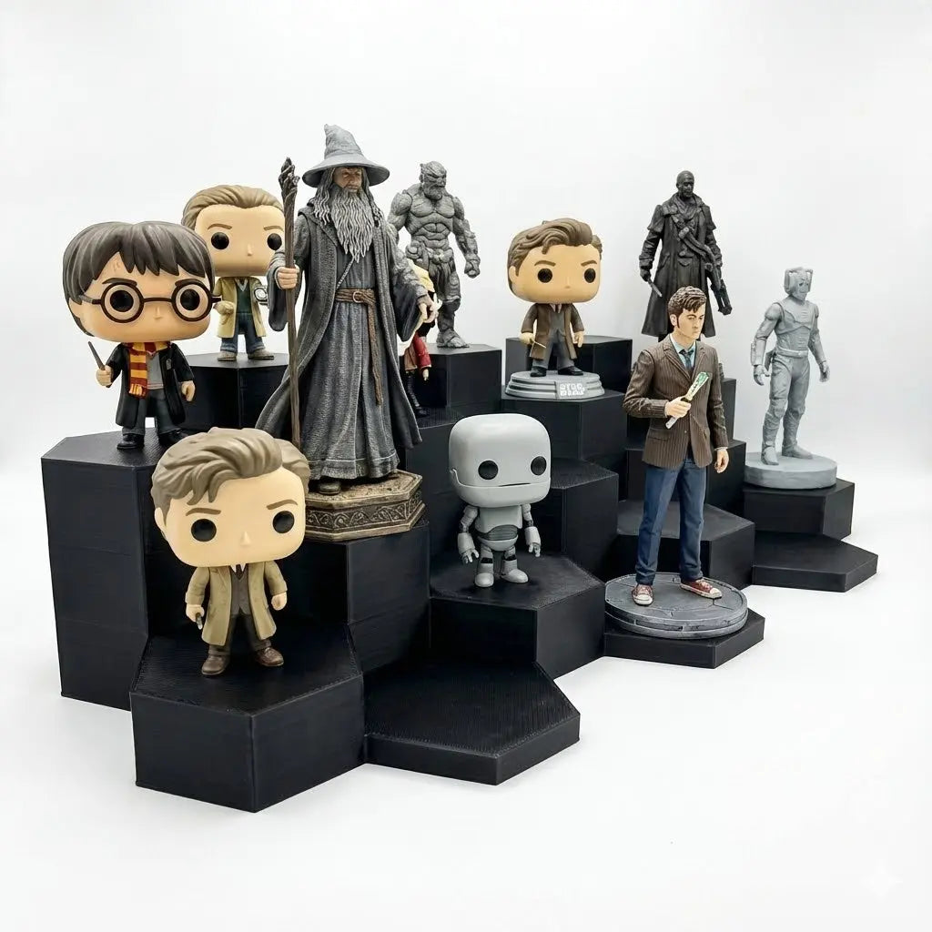 Warsplay XL modular stand for larger wargaming figures and monsters.