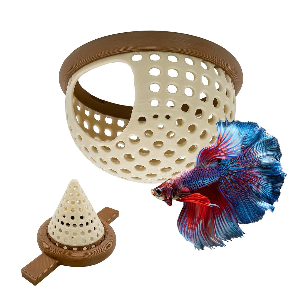 Balanced floating log that stays upright in water.